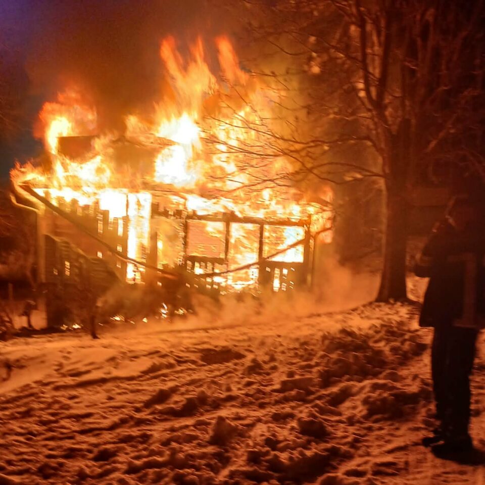 Spłonęła chata Forhilów z Huculszczyzny