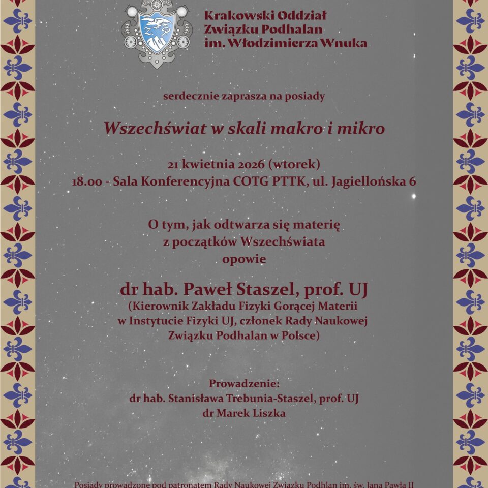 Wszechświat w skali makro i mikro