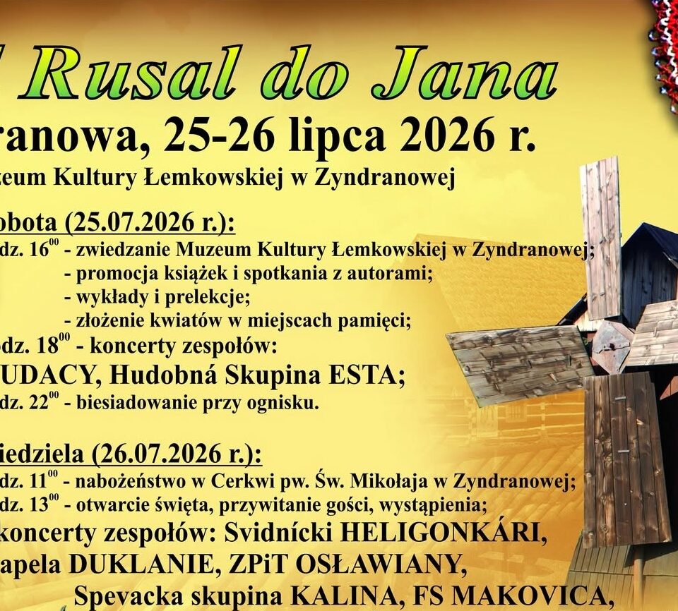 Od Rusal do Jana w Zyndranowej